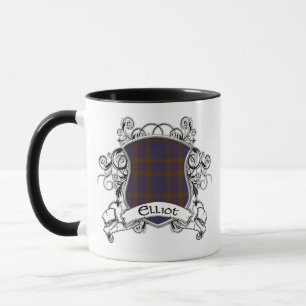 Elliot Tartan Shield Tasse
