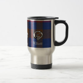 ELLIOTT-CLANtartan-THERMISCHE REISE-TASSE Reisebecher