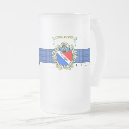 Elliott Crest & Tartan Tasse (VorderseiteRechts)