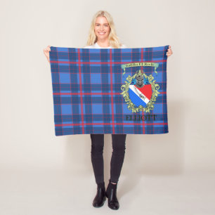 Elliott Crest und Tartan 2 Fleecedecke