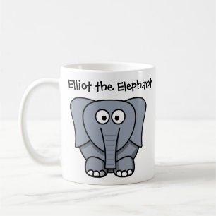 Elliott der Elefant benutzerdefinierter Cartoon-Ki Kaffeetasse