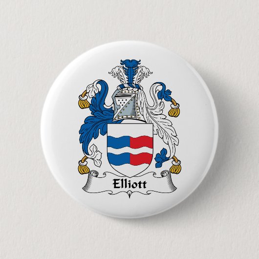 Elliott-Familienwappen Button (Vorderseite)