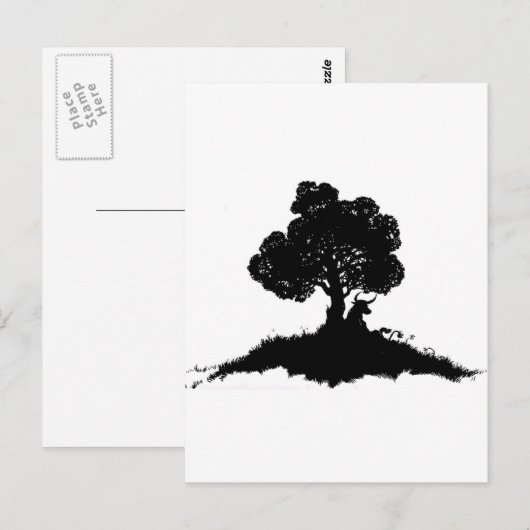 Elliott Smith Tattoo Postkarte (Vorne/Hinten)