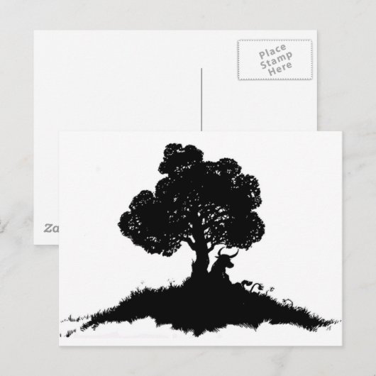 Elliott Smith Tattoo Postkarte (Vorne/Hinten)