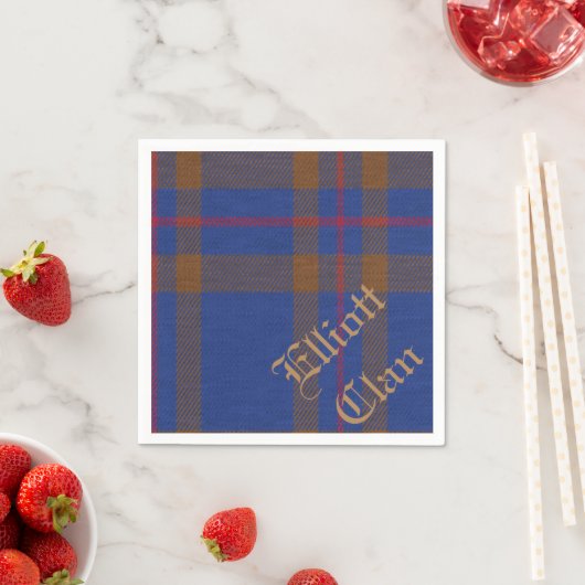ELLIOTT TARTAN TABLE NAPKIN SERVIETTE (Beispiel)