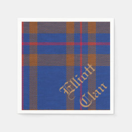 ELLIOTT TARTAN TABLE NAPKIN SERVIETTE
