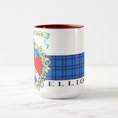 Elliott Tartan & Wappen Tasse (Zentrum)