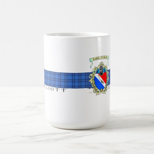 Elliott Wappen & Tartan Kaffee oder Tee Tasse (Mittel)