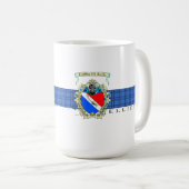 Elliott Wappen & Tartan Kaffee oder Tee Tasse (VorderseiteRechts)