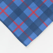 Elliott Wappen und Tartan 3 Fleecedecke (Ecke)