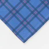 Elliott Wappen und Tartan Fleecedecke (Ecke)
