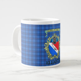 Elliott Wappen und Tartan Jumbo-Tasse