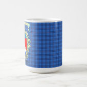 Elliott Wappen und Tartan Kaffeetasse (Mittel)
