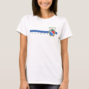 Elliott Wappen und Tartan T-Shirt