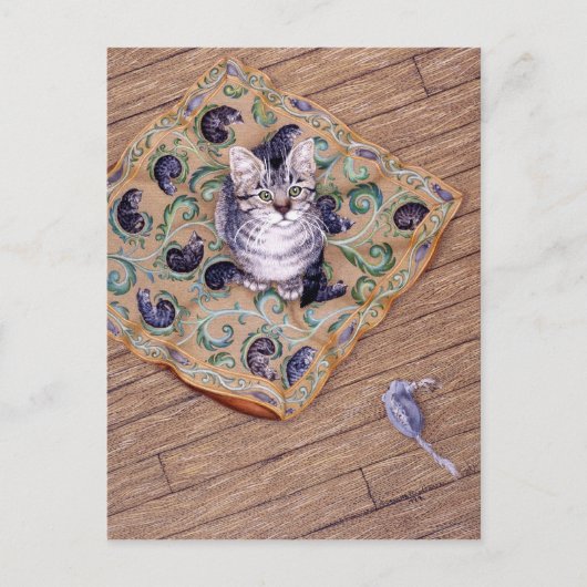 Elliotts Kissen Postkarte (Vorderseite)