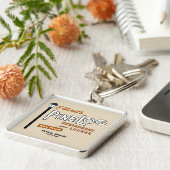 Elliott's Pine Log Restaurant, Skokie, IL. 1939-88 Schlüsselanhänger (Seite)