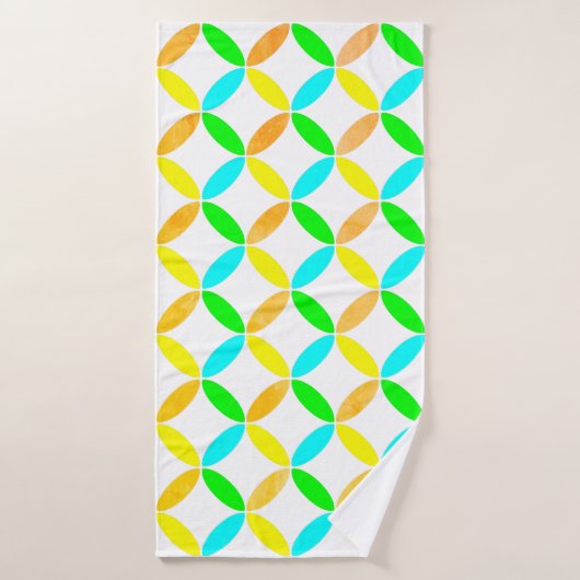 Ellipse Pattern Abstrakt Art Badehandtuch (Badehandtuch)