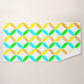 Ellipse Pattern Abstrakt Art Badehandtuch (Badehandtuch)