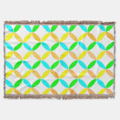 Ellipse Pattern Abstrakt Art Decke (Vorderseite)