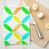 Ellipse Pattern Abstrakt Art Geschirrtuch (Viertel Falte)