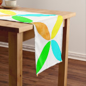 Ellipse Pattern Abstrakt Art Kurzer Tischläufer (Beispiel)