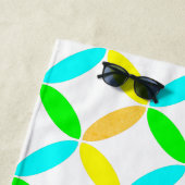 Ellipse Pattern Abstrakt Art Strandtuch (Beispiel)