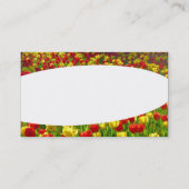 Elliptisch - Meer der Tulipen Visitenkarte (Rückseite)