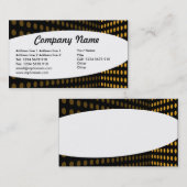 Elliptisch - Tone Corner - Amber Visitenkarte (Vorne/Hinten)