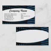 Elliptisch - Tone Corner - Blau Visitenkarte (Vorne/Hinten)