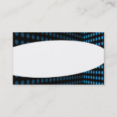 Elliptisch - Tone Corner - Blau Visitenkarte (Rückseite)