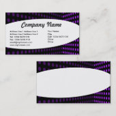 Elliptisch - Tone Corner - Lila Visitenkarte (Vorne/Hinten)