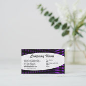 Elliptisch - Tone Corner - Lila Visitenkarte (Stehend Vorderseite)