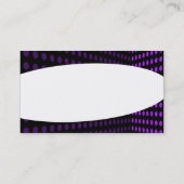 Elliptisch - Tone Corner - Lila Visitenkarte (Rückseite)