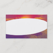 Elliptisch - Tone Corner - Sunrise Sunset Visitenkarte (Rückseite)