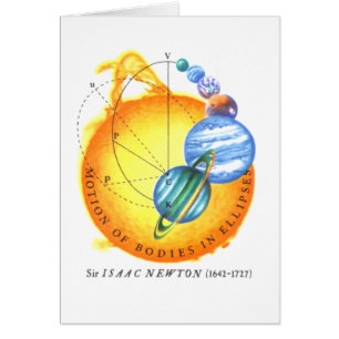 Elliptische Bahnen Newtons