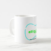 Elliptische Plattenen-Tasse Kaffeetasse (Vorderseite Links)