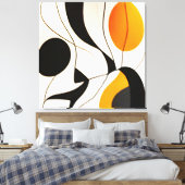 Elliptischer Rhythmus Leinwanddruck (Insitu (Schlafzimmer))