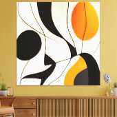 Elliptischer Rhythmus Leinwanddruck (Insitu (Wohnzimmer))