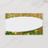 Elliptisches Meer von Tulips II Visitenkarte (Rückseite)