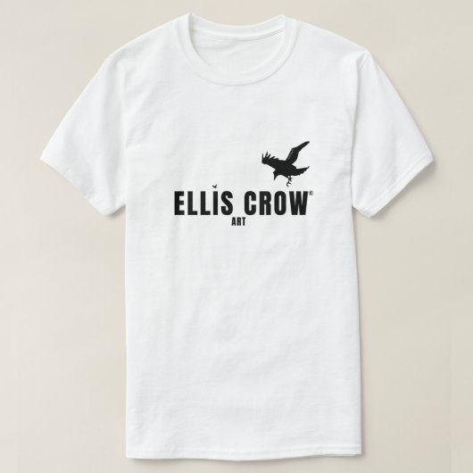'ELLIS CROW ART / BLACK FLIGHT' T-Shirt (Design vorne)