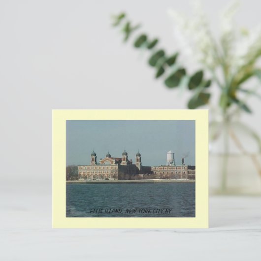 ELLIS INSEL, ELLIS INSEL, NEW YORK CITY, NY POSTKARTE (Stehend Vorderseite)