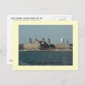 ELLIS INSEL, ELLIS INSEL, NEW YORK CITY, NY POSTKARTE (Vorne/Hinten)