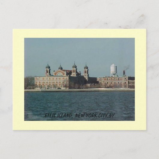 ELLIS INSEL, ELLIS INSEL, NEW YORK CITY, NY POSTKARTE (Vorderseite)