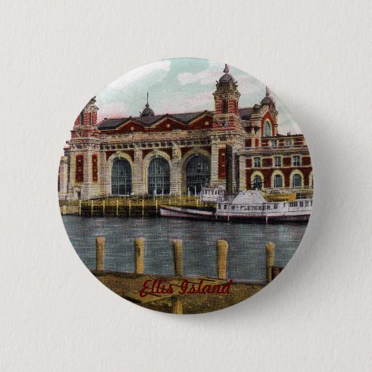 Ellis Island Button (Vorderseite)