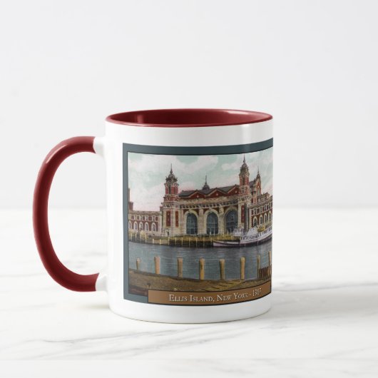 Ellis Island Coffee Tasse (Links)
