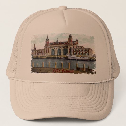 Ellis Island Hat Truckerkappe (Vorderseite)