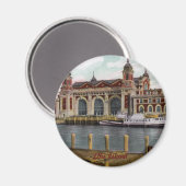 Ellis Island Magnet (Vorderseite/Rückseite)