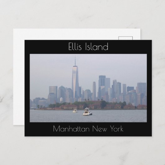 Ellis Island Manhattan New York Postcard Postkarte (Vorne/Hinten)