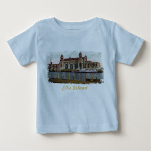 Ellis Island Painted Baby Shirt