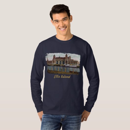 Ellis Island Painted Men's Shirt (Vorne ganz)